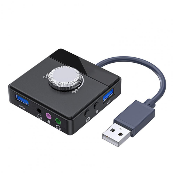 Usb External Sound Card 3 5Mm Jack External Stereo Audio Adapter