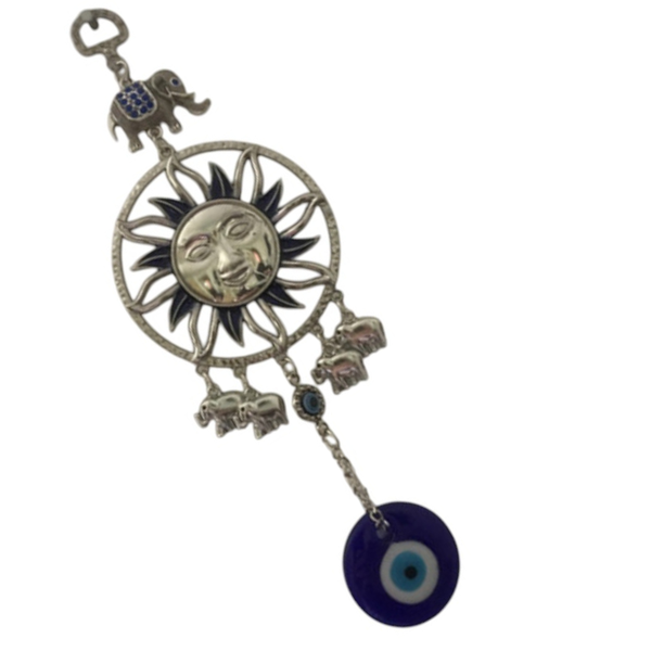 Sun, Elephant and Evil Eye Wall Hanging
