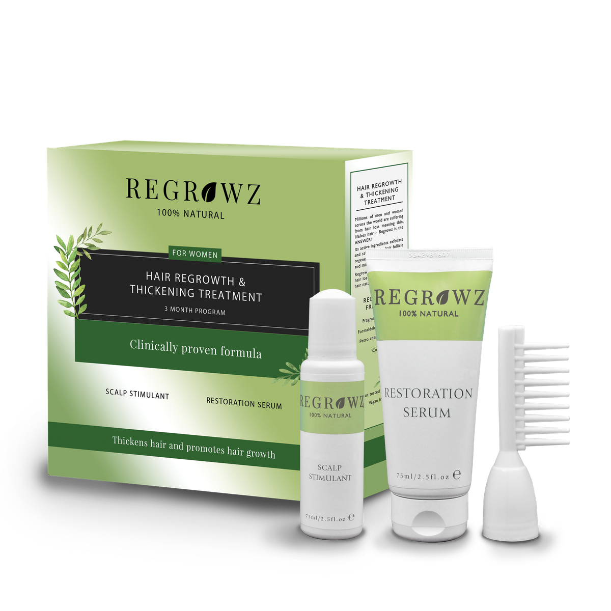 Regrowz Womens Hair Regrowth Treatment 3 Month Supply Shop Today Get It Tomorrow 