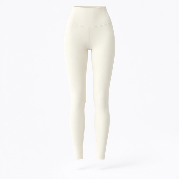 High Elastic Yoga Tights High Waist Hip Lifting - Small - White