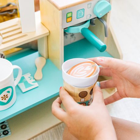 Melissa & Doug Wooden Cafe Barista Coffee Shop