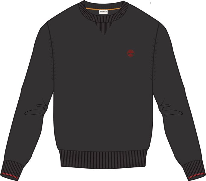 Timberland Williams River Crewneck Men Navy Cotton Regular Pullover