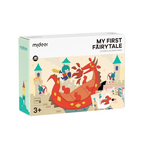 Mideer - My First Fairy Tale Sticker Art Activity Set for Kids