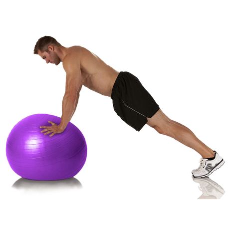 NEW Fitness Yoga Ball - 75CM Exercise Ball - Air Pump +