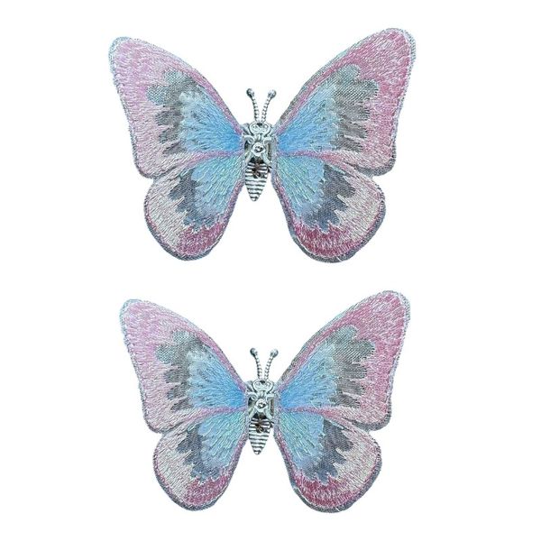 Moving Butterfly Car Air Outlet Decoration - Pink - 2 Pack