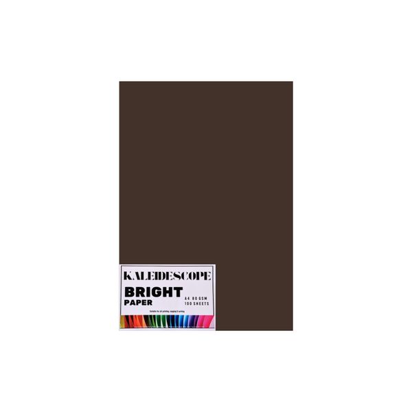 Kaleidescope Specialized Bright Paper-A4-80gsm-3x100sheets-Chocolate Brown