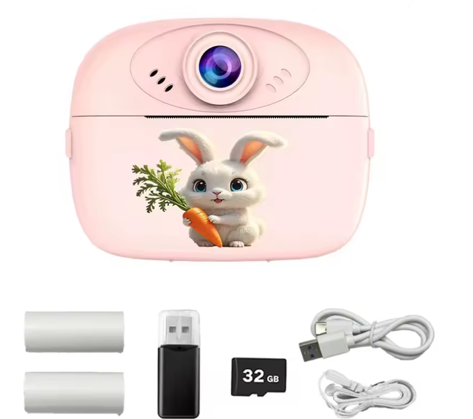 SamMag Children's Camera Instant Print Video Recorder Smart + 32 GB TF Card