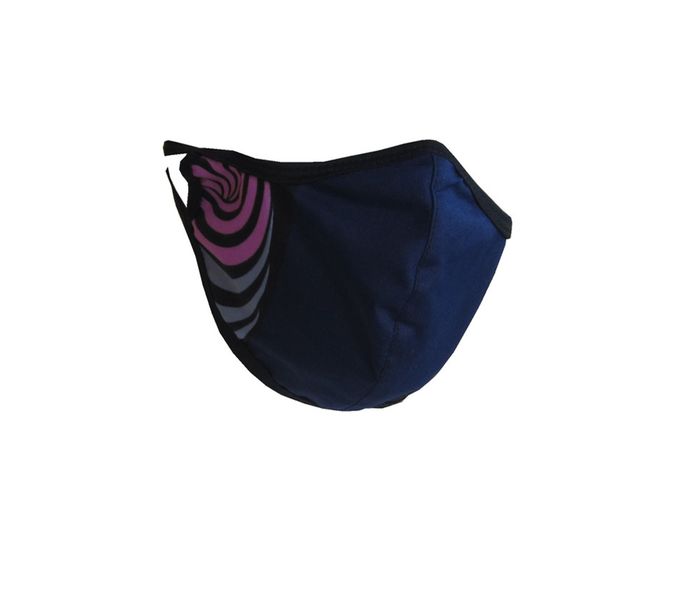Washable, Reusable 3 Layer Fabric Face Mask with Filter Pocket - Black - 3 Pack