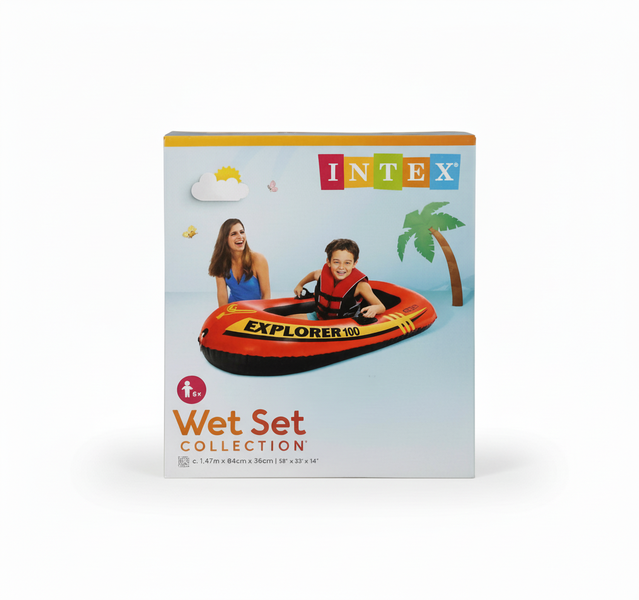 Intex Inflatable Explorer Boat 147 cm for Relaxation and Leisure