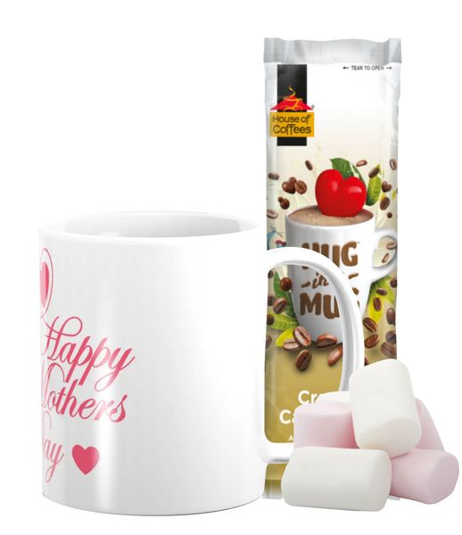 Pappa Joe Hug Mug - Happy Mother's Day Pink Hearts