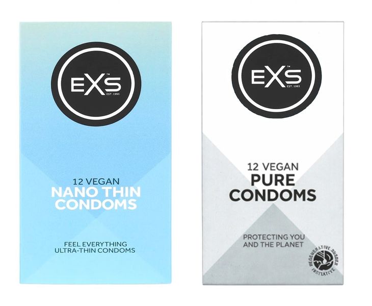EXS Sensory Bliss Pack: Nano Thin &amp; Pure Ultra Thin Condoms - 2 x 12 Pack