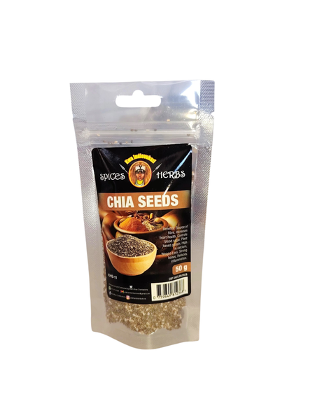 Kwa Indlovukazi 50g Chia Seeds for Weight loss, heart Health &amp; Fibre