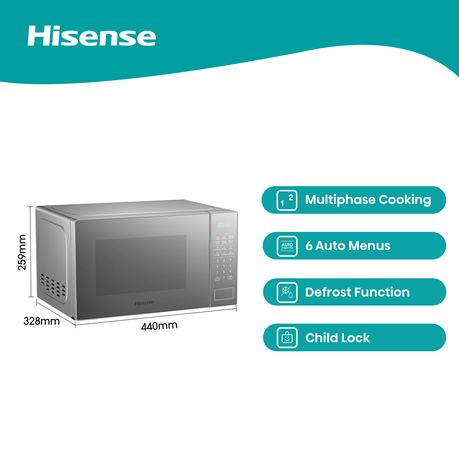 Hisense Micro-onde digital 20 L