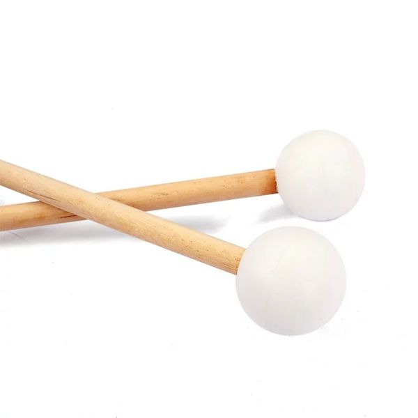 BK XM2 Medium Hard Xylophone Mallets - White