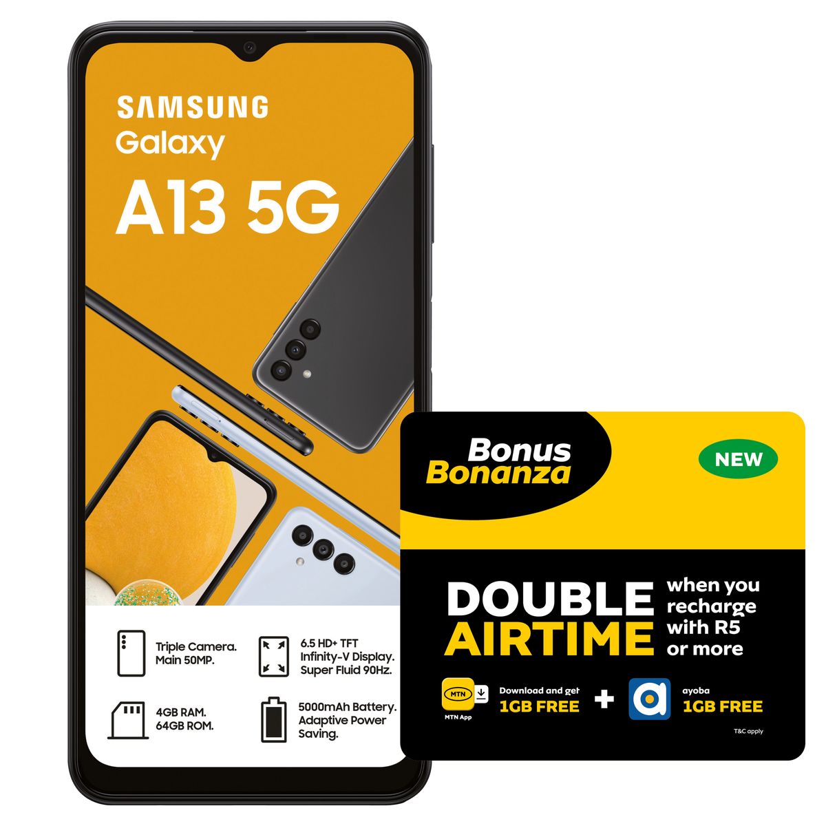 Samsung Galaxy A13 5G 64GB Dual Sim - Black(NL)