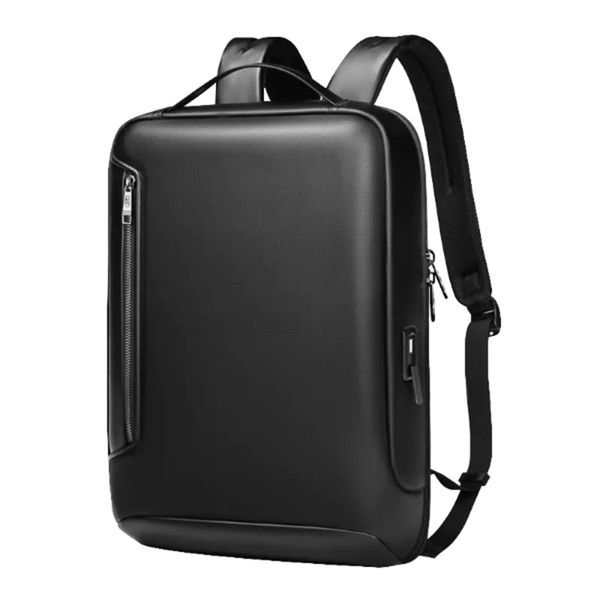 FocusBags Hard-Shell Laptop USB Charging Waterproof Backpack