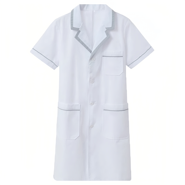 Women's Lab Coats Doctor Workwear Medical Jacket Dental Clothing White