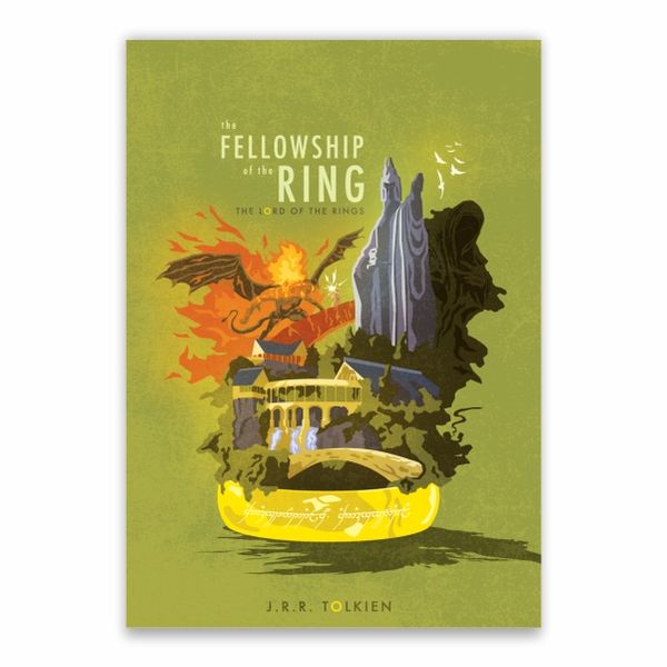 The Fellowship Of The Ring J.R.R Tolkien Poster - A1