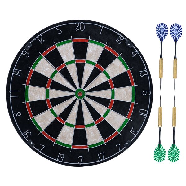 Champion Tournament Bristle Dartboard - Includes 2 Sets of Darts