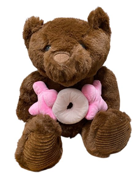 Plush Hug Me XOXO Bear - Soft Teddy Bear with Plush XOXO Pillow - 2 Colours