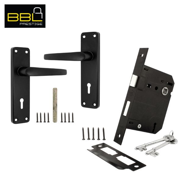 BBL 2 Lever Aluminium Handles Mortice Lockset