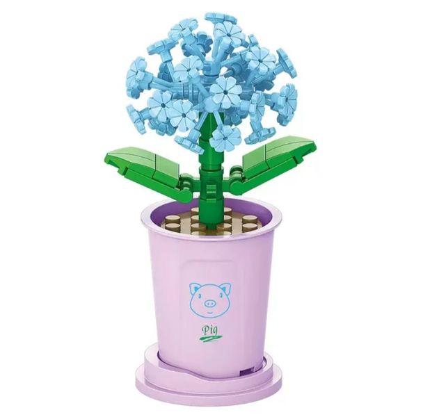 Flower Building Blocks Pot Set
