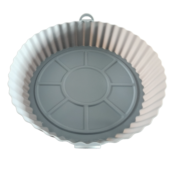 Grey Silicone Air Fryer Liner