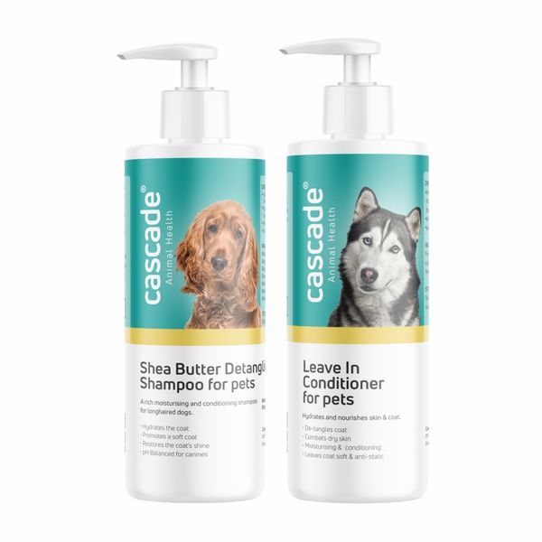 Cascade Animal Health - Shea Butter Shampoo &amp; Leave in Conditioner Combo