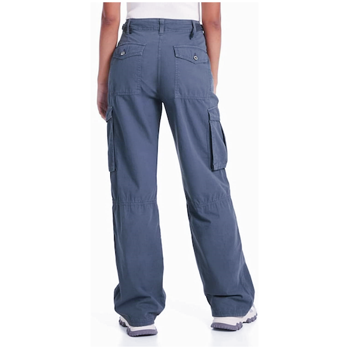 【10月24日迄】lig. wide cargo pant Blue Cargo Pants Joggers Parachute Pants Adjustable Wide Leg | Shop