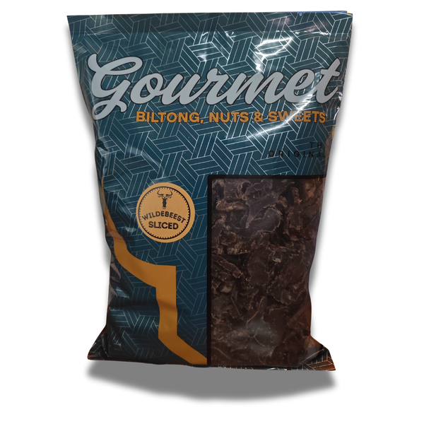 Gourmet Products Sliced Wildebeest Biltong 1kg