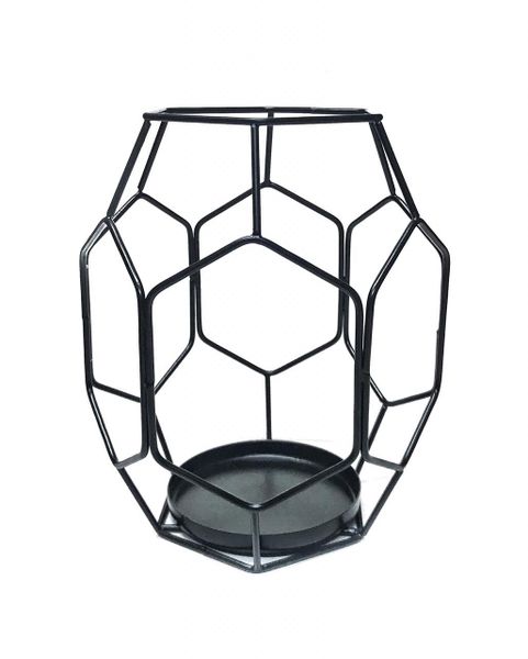 Geometric Wired Candle Holder for Home Décor