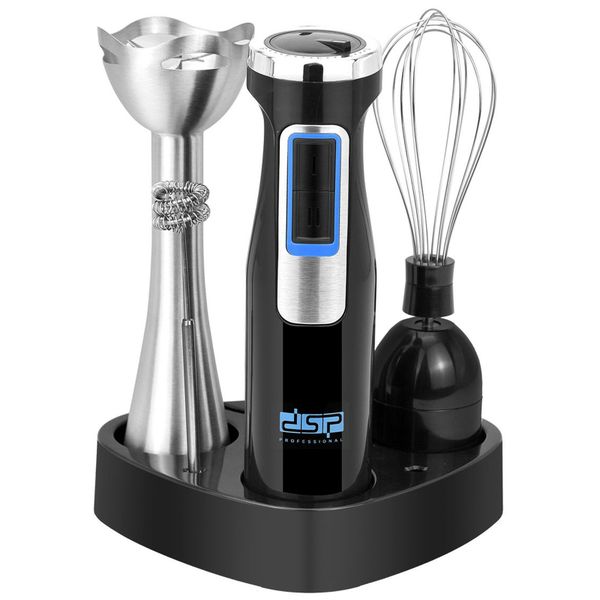1200W 4-in-1 Stick Blender Electric Hand Blender Egg Beater &amp; Milk Frother