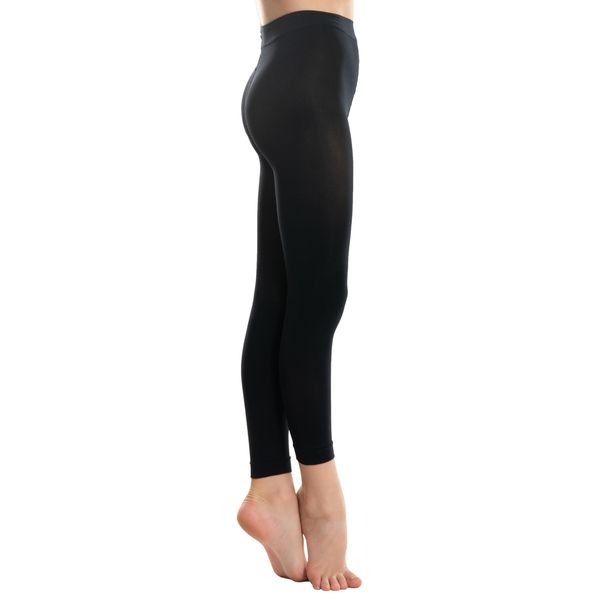Starever Women's Footless Ballet And Modern Dance Tights - Black