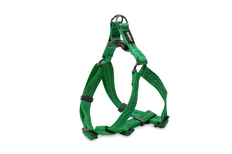 Reflective SuperSoft Step-in Harness Ultra Green