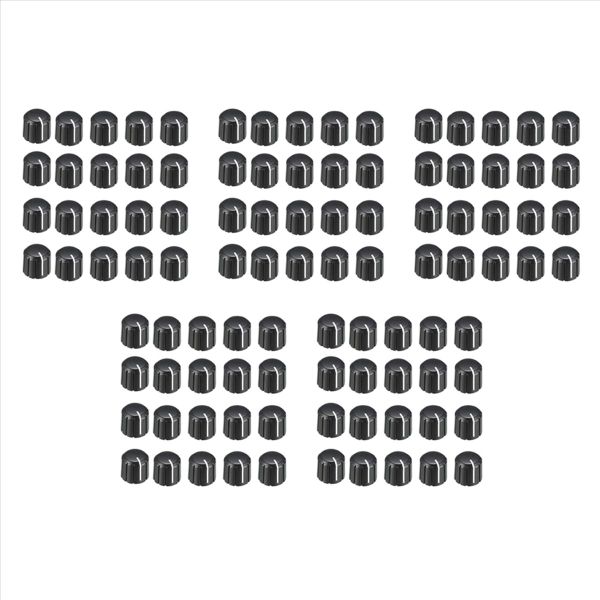 20Pcs Rotary Knob For 6Mm Diameter D Type Shaft Guitar Volume Knob