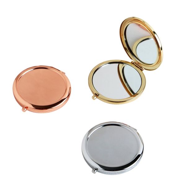 Set of 3 Pocket Mirrors, Foldable, Multicolor