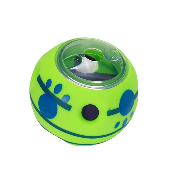 Interactive Dog Treat Ball Toy Sound-Prompted Movement Driven Battery Free
