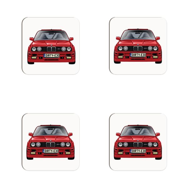 BMW E30 Coasters - Set of 4
