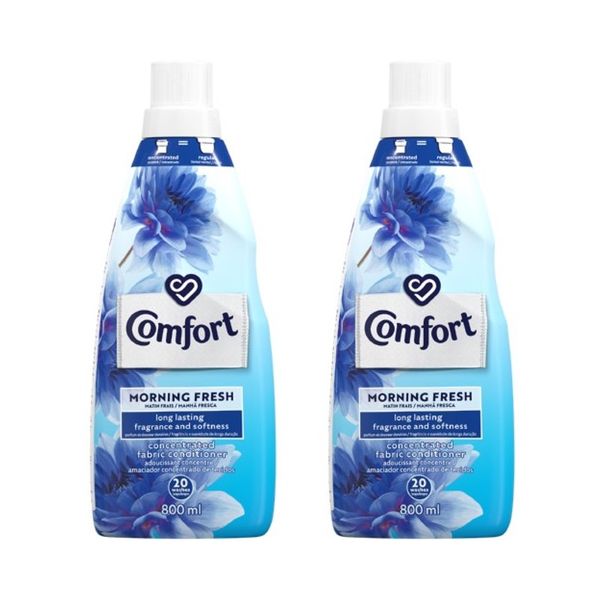 Comfort Concentrated Fabric Conditioner Morning Fresh - (2 x 800ml)