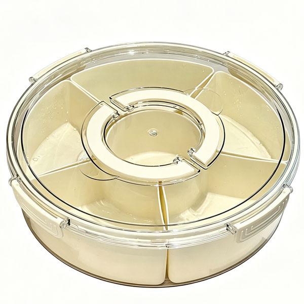 Divided Serving Tray With Lid And Handle image