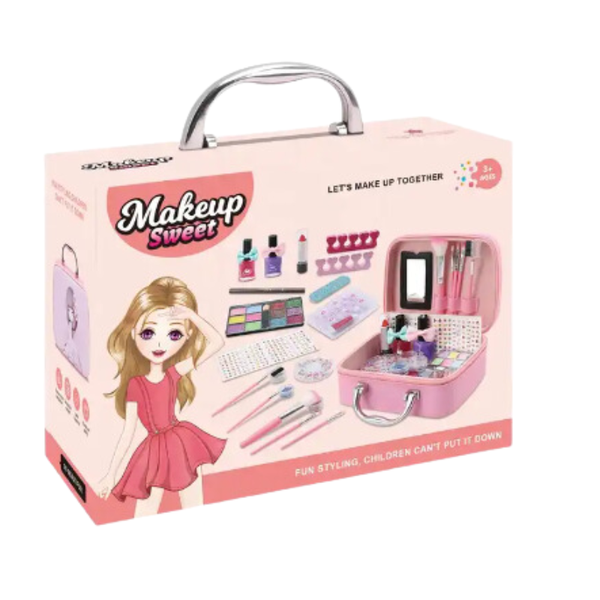 Makeup Kit Eco-Friendly Nail Polish Kids Cosmetics Makeup Set - WJ 596