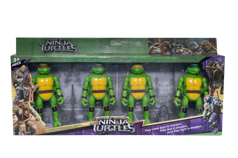 Teenage Mutant Ninja Turtles Figurine 4Pack