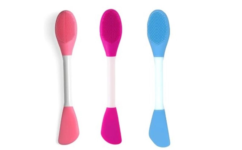 Double Sided Mask Brush and Face Scrub - 3 Pack