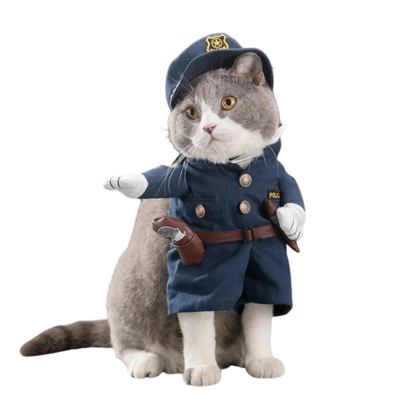 Cat Novelty clothing - Police outfit