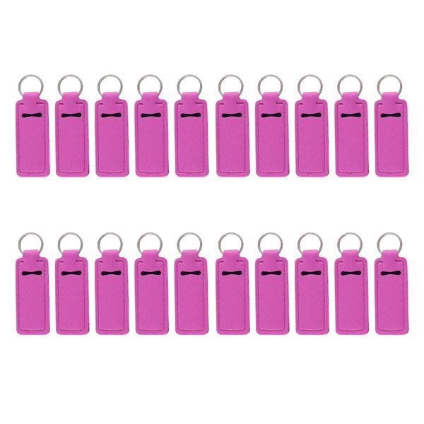 Creative Keychain Chapstick Holders Lipstick Cases Cover(Purple)