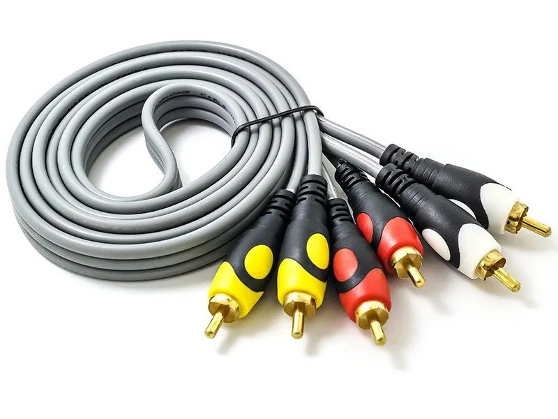 Zatech Cable 3rca to 3rca 10m Gold