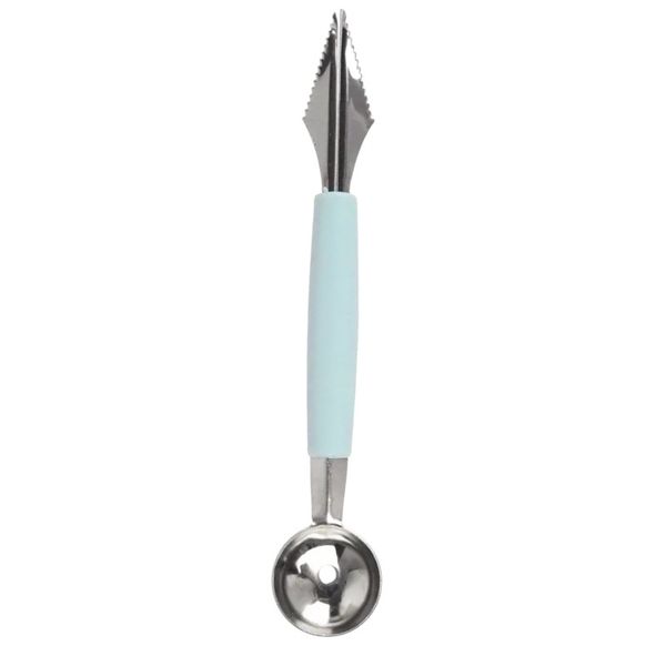Stainless Steel Fruit Ball Digger And Scoop - Light Blue