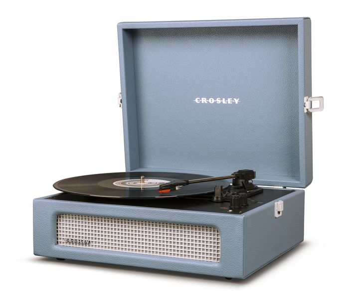 Crosley Voyager Turntable Washed Blue