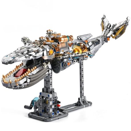 MJI Mechanical Whale 13059 Building Kit 1388 Pieces Ages 12+ Image