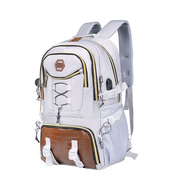 Backpack, large capacity travel bag, hiking bag, Oxford cloth bag